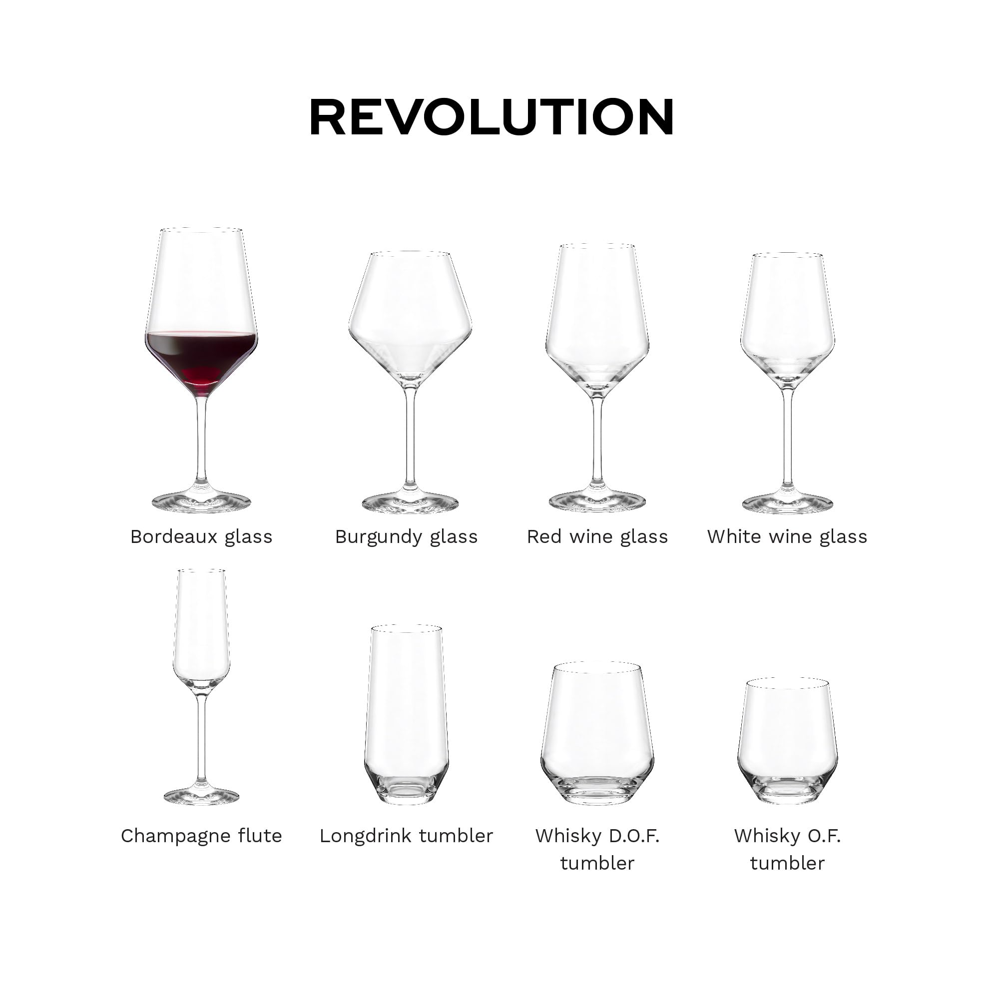Stölzle Bordeaux Red Wine Glasses - Set of 6 -7 Stölzle Bordeaux Red Wine Glasses - Set of 6 -7