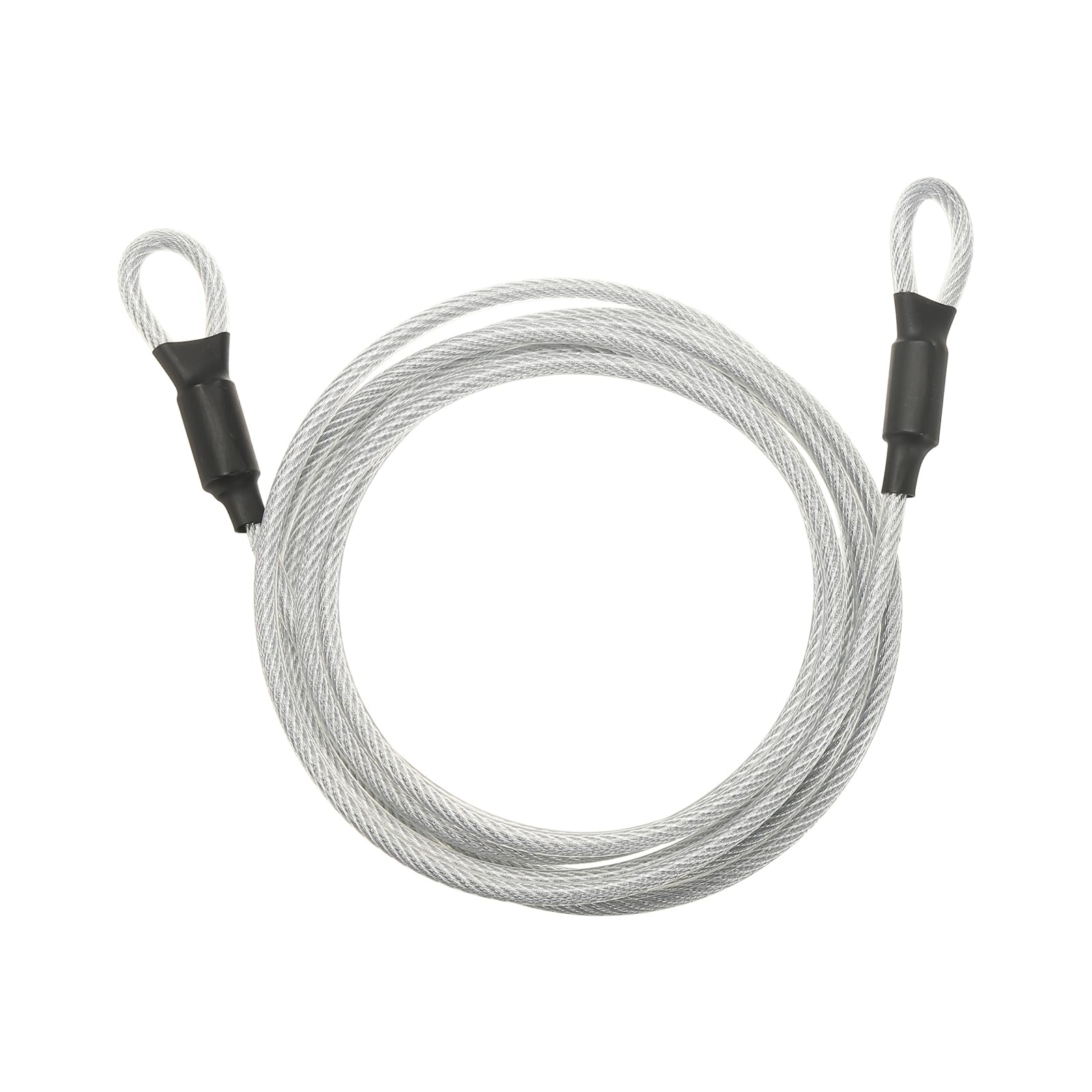 PATIKIL Security Cable Lock (5mm x 3 Meters, 9.8ft, Clear) — image 1