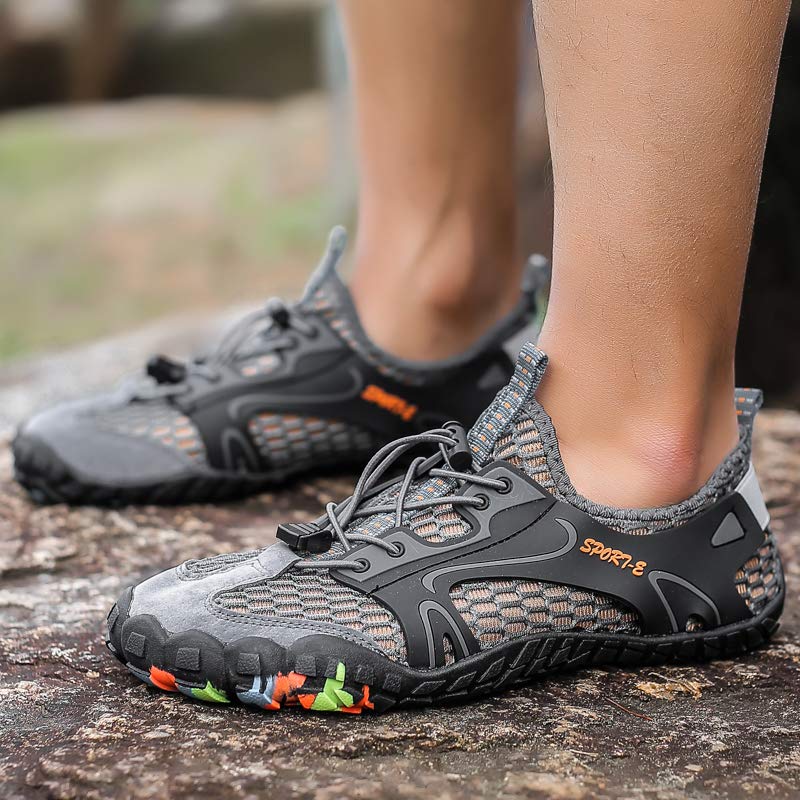 Water Shoes for Men Barefoot Non-Slip Quick-Dry Aqua Socks Lightweight Swim Shoes for Surfing, Swimming, Beach Sports, Kayaking, Diving2