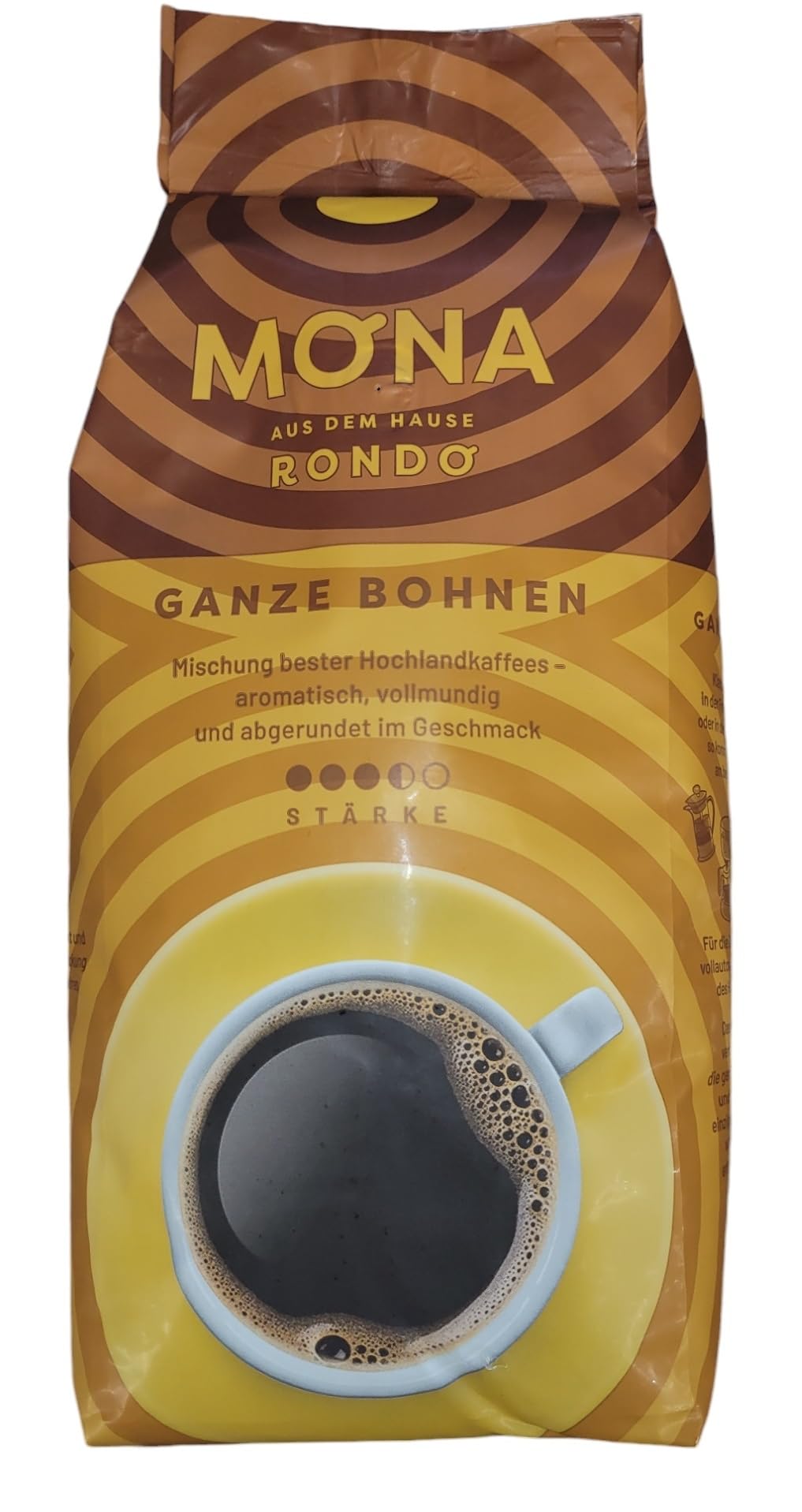 4 x Röstfein Mona Gourmet Kaffeebohnen 1kg