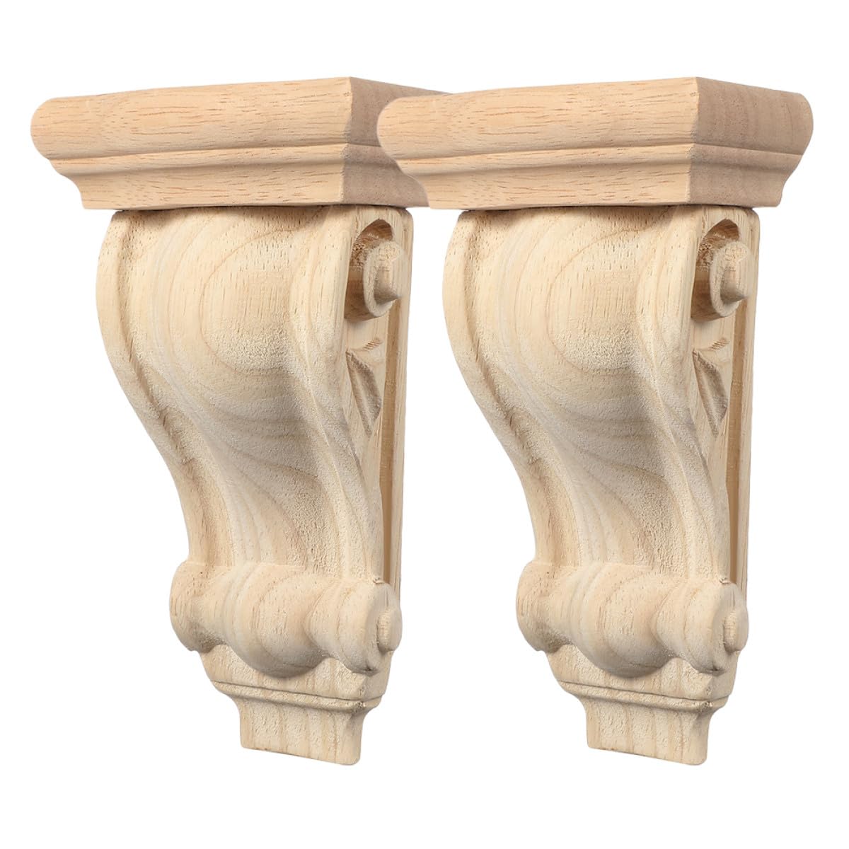 Consoles en bois sculpté EXCEART en style européen chic pour moulure d'angle