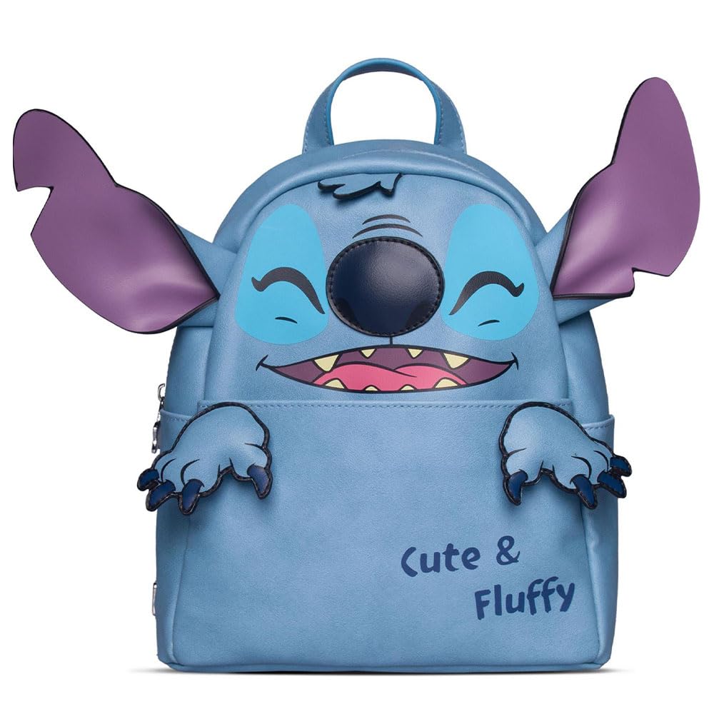 Character 3D Zip Backpack Blue