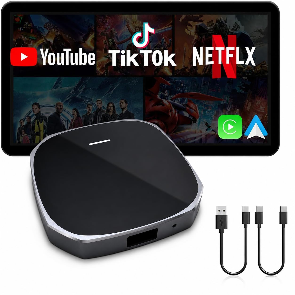 Magic AI Box Wireless CarPlay Adapter & Android Auto for OEM Wired Cars