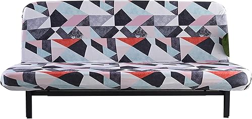 Vista 114 de Funda estampada para futón, fundas elásticas para sofá cama, tamaño matrimonial, individual, queen, sin brazos, fundas protectoras con parte Youmeng