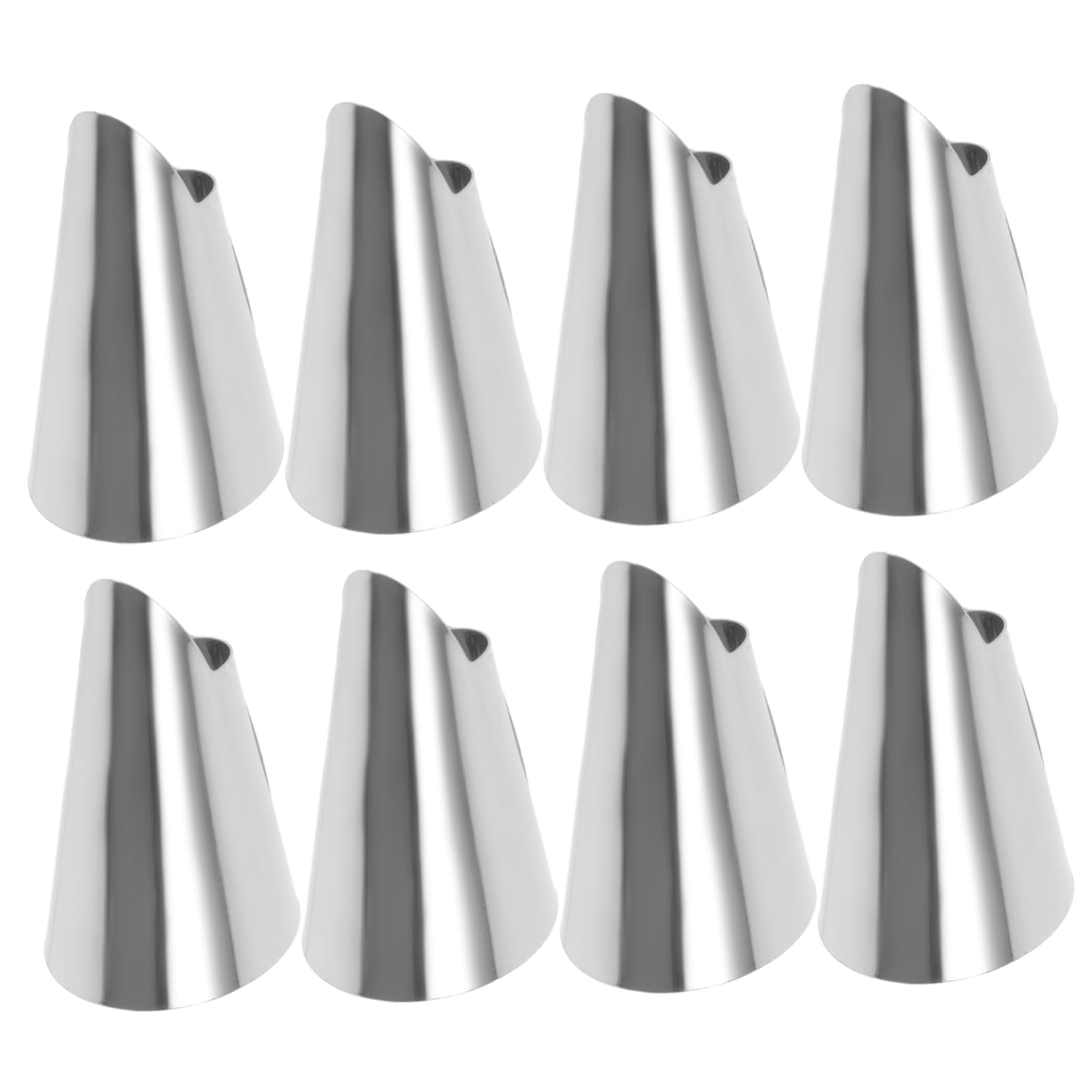 HOUDERCO 20Pcs Stainless Steel Thumb Cutter Finger Protectors for Harvesting of Fruits Vegetables for Gardening Picking and Peeling Tasks
