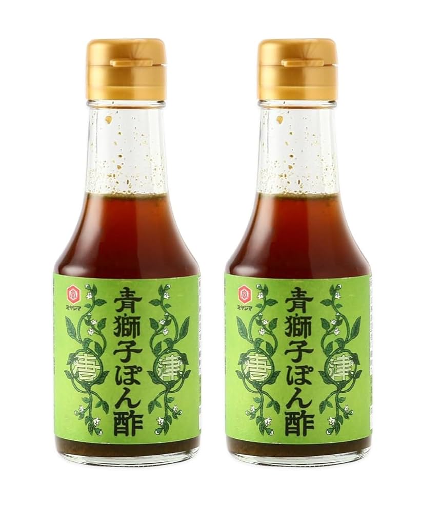 ぽんず Amazon.co.jp: 宮島醤油 青獅子ぽん酢 150ml×2本 : 食品・飲料・お酒