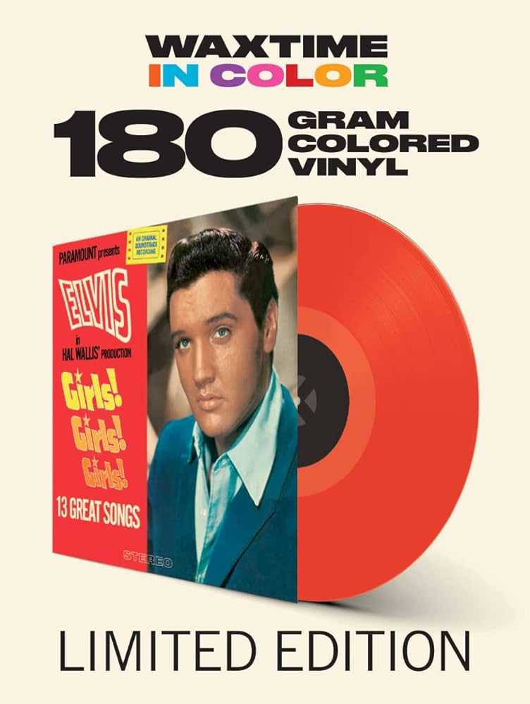 Elvis Presley Girls! Girls! Girls! UK盤LP Elvis Presley - Girls! Girls! Girls! (2018) [NEW SEALED