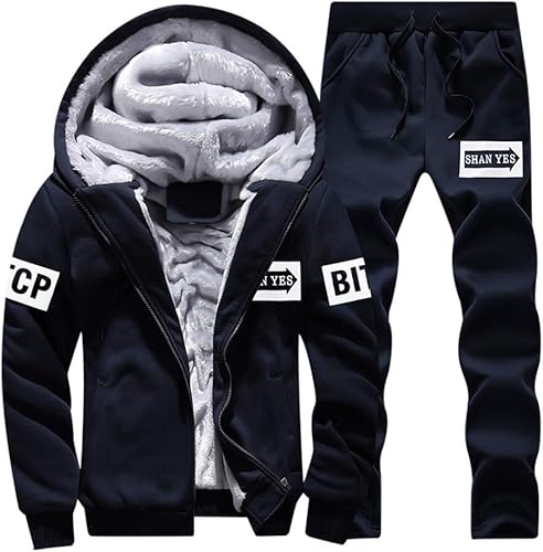 Geili Herren Trainingsanzug A bergrA AYen Jogginganzug fA r MA nner
Sportanzug Freizeitanzug ReiAYverschluss Warme Fleece Kapuzenjacke
Wintermantel Sweatshirt Hose Set GrA AYe M-4XL : PA- und Buhnentechnik