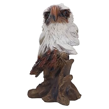 Statue Tête D'aigle En Résine - Déco Minimaliste Pour Salon, Jardin Ou Bureau