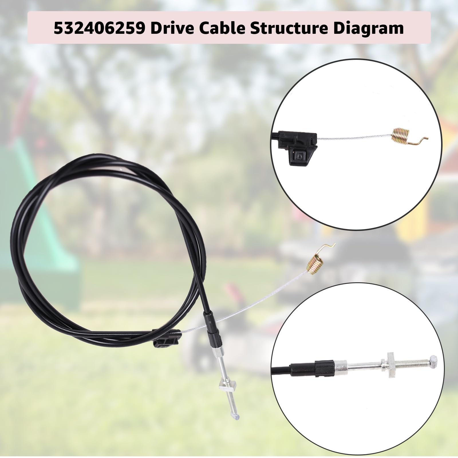 Cavo Controllo Motore Per Tosaerba Husqvarna 6522 SH/SL &ndash; The ROP Shop, Nuovo