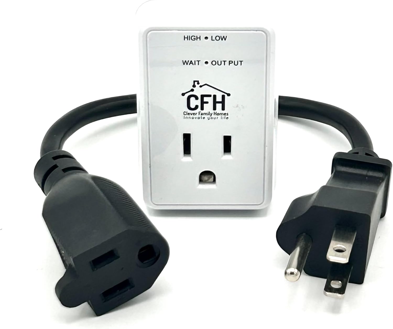 Mini 10-Amp 1200-Watt Surge Protector Smart Plug with Outlet Saver Power Cord
