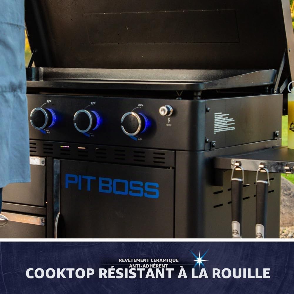 Pit Boss - Plancha à Gaz Ultimate 5 Avec Support