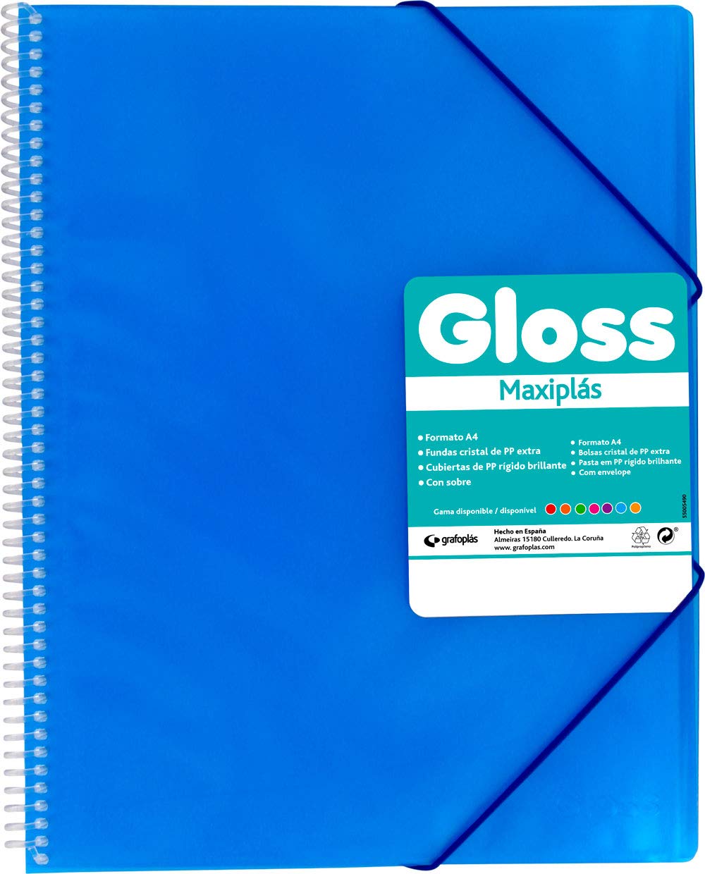 Grafoplás Folders of Covers 40 Fundas Blue