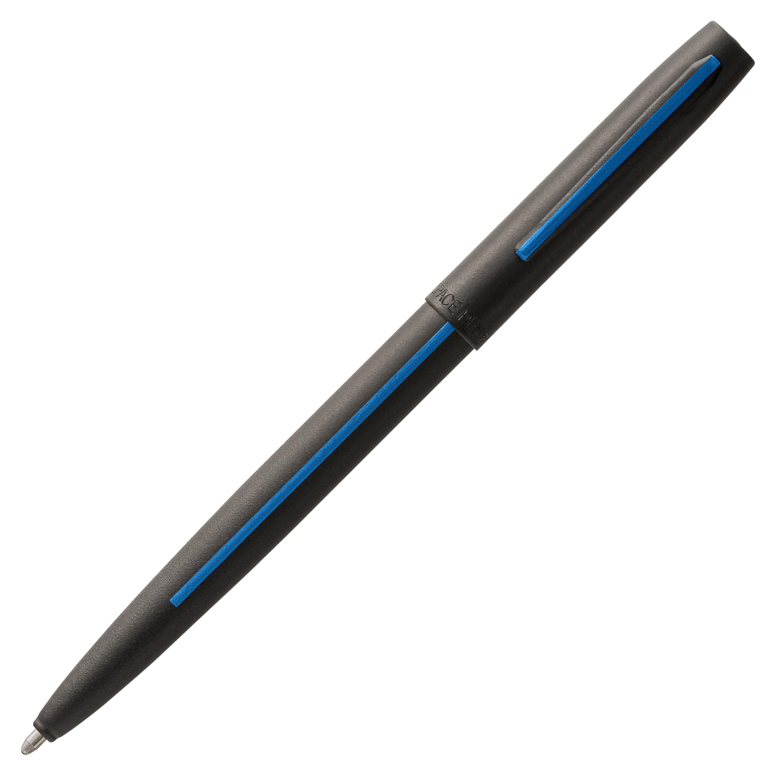 Fisher Space Pen Law Enforcement Cap-O-Matic Space Pen, Non-Reflective, Ballpoint, Matte Black, Black Ink, Pocket Clip, Gift Box