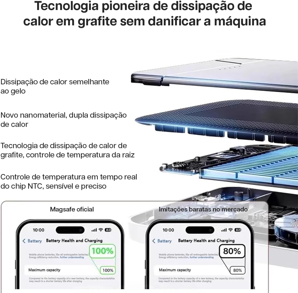 61Vk4aEBsKL._AC_SL1200_ Carregador Magnético Portátil Power Bank 5000mah Sem Fio por Indução - Compatível com Todo Celular com Carregamento Magnético Leve Fino ® 20w Turbo Compacto (5000 mAh)