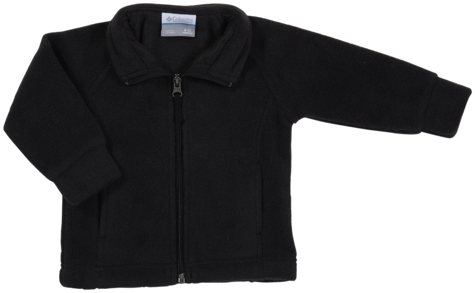 Columbia girls Jacket Benton Springs Fleece, Black, 6-12 Months US