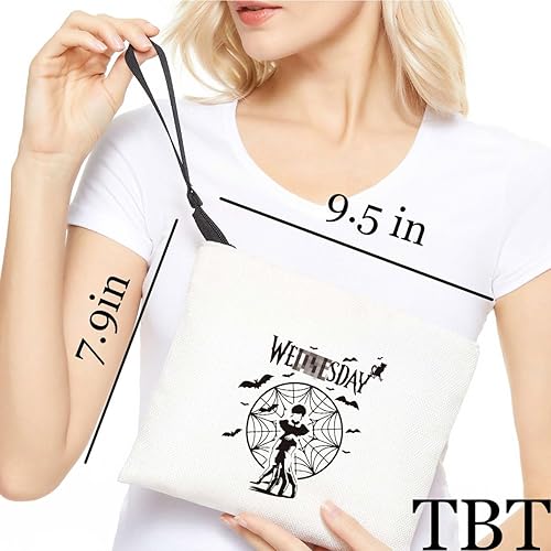 Miniatura 2 de TBT Bolsa de maquillaje Mercancía Los fanáticos de la película de terror Regalo Bolsa de cosméticos, Blanco78