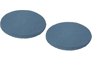 2-Pack uxcell Navy Round Bar Stool Covers