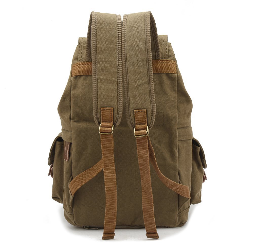 Múltifunciones Impermeable Lona Mochila para Cámara y Viaje DSLR SLR Cámara Bolsa con Cubierta