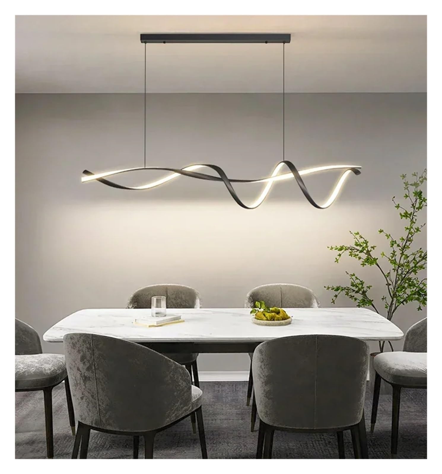 Lámpara Colgante LED Con 4-6 Luces - Ajustable - Para Comedor, Sala O Dormitorio - Estilo Diseño Moderno