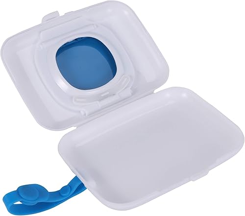 Miniatura 7 de pizarra Soporte de almacenamiento Caja de toallitas húmedas para niños, caja de toallitas de viaje, dispensador de cambio de bebé