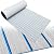 Hzkaicun EVA Foam Boat Decks Flooring Faux Teak Boat Decking Self Adhesive Marine Non Slip Boats Floors Mats Foam Deck Sheets for Fish Boats Yacht Kayak Boat floor (94x16in Light Grey on Blue)