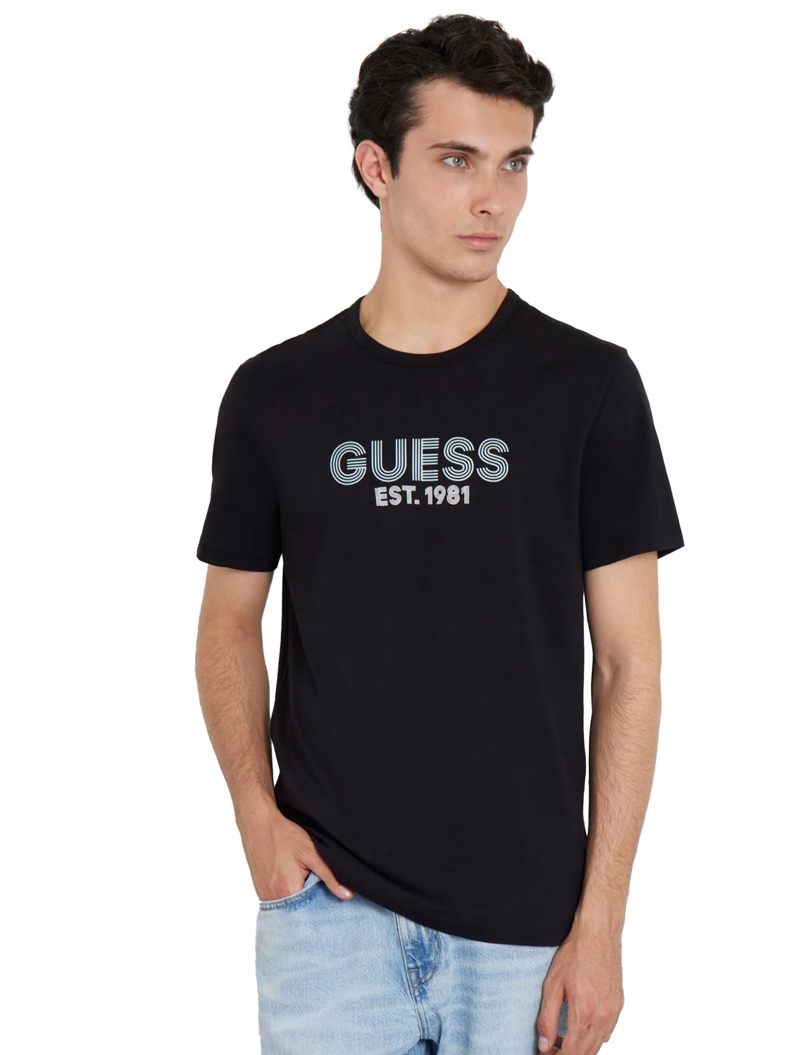 Guess Jeans Maniche Corte M4YI30 J1314 - Uomo-image