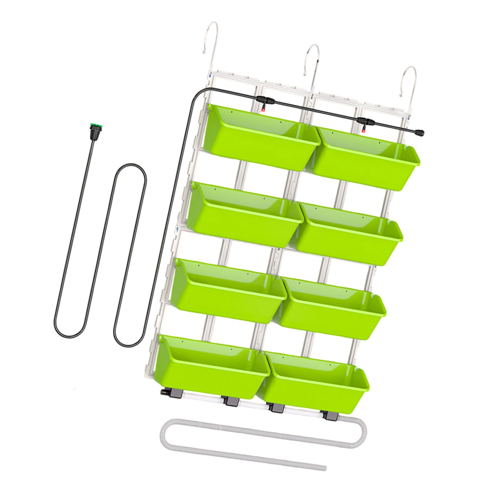 Kaeltsyn Vertical Stackable Planter with Automatic Drip Irrigation for Balcony Vegetables and Flowers Small Spaces Planter