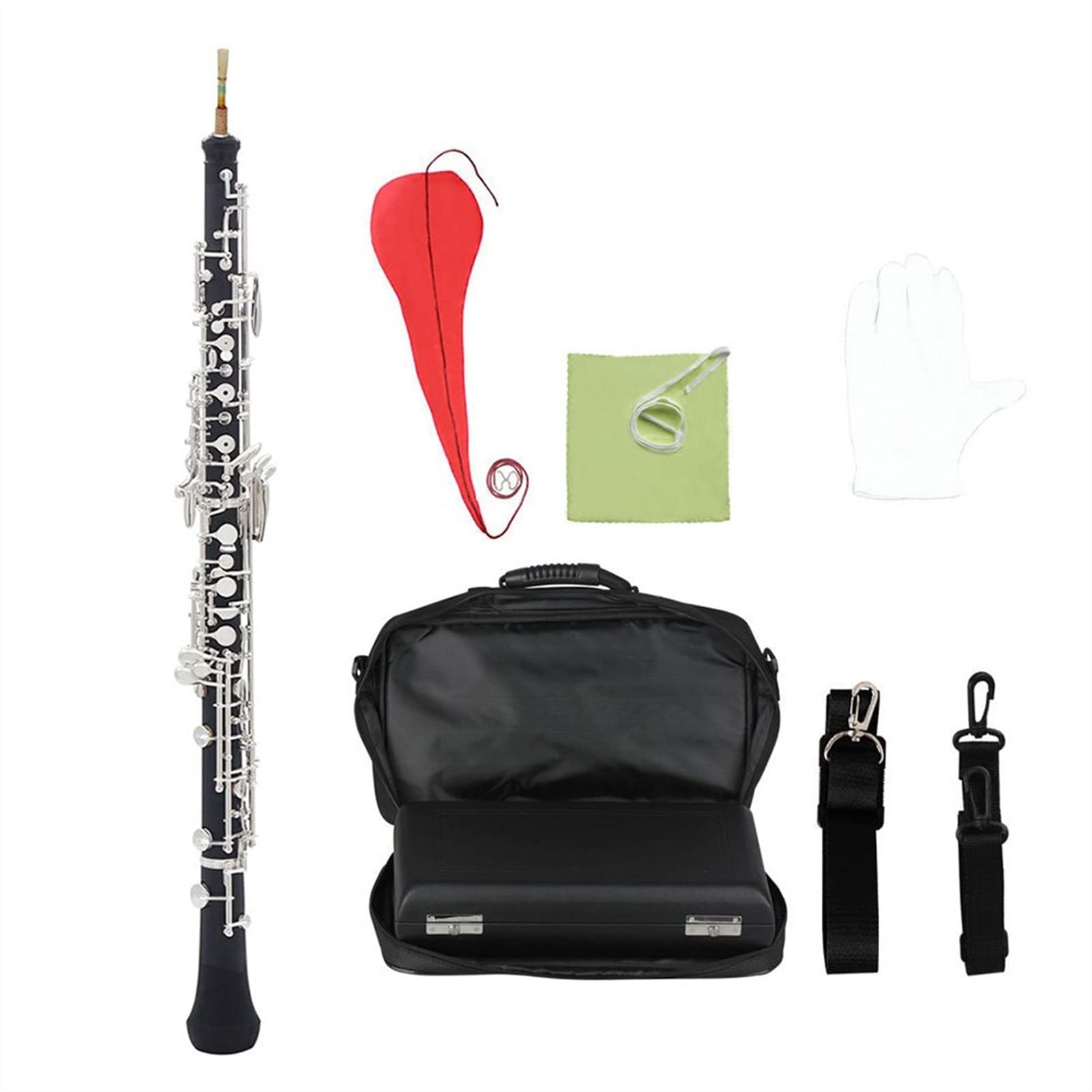 Strumento Oboe Strumento di Legno del Woodwind del Woodwind Style- Plated Strument Style Plated Style- Plated Style Plated Style Plus Backpack Principiante di Oboe
