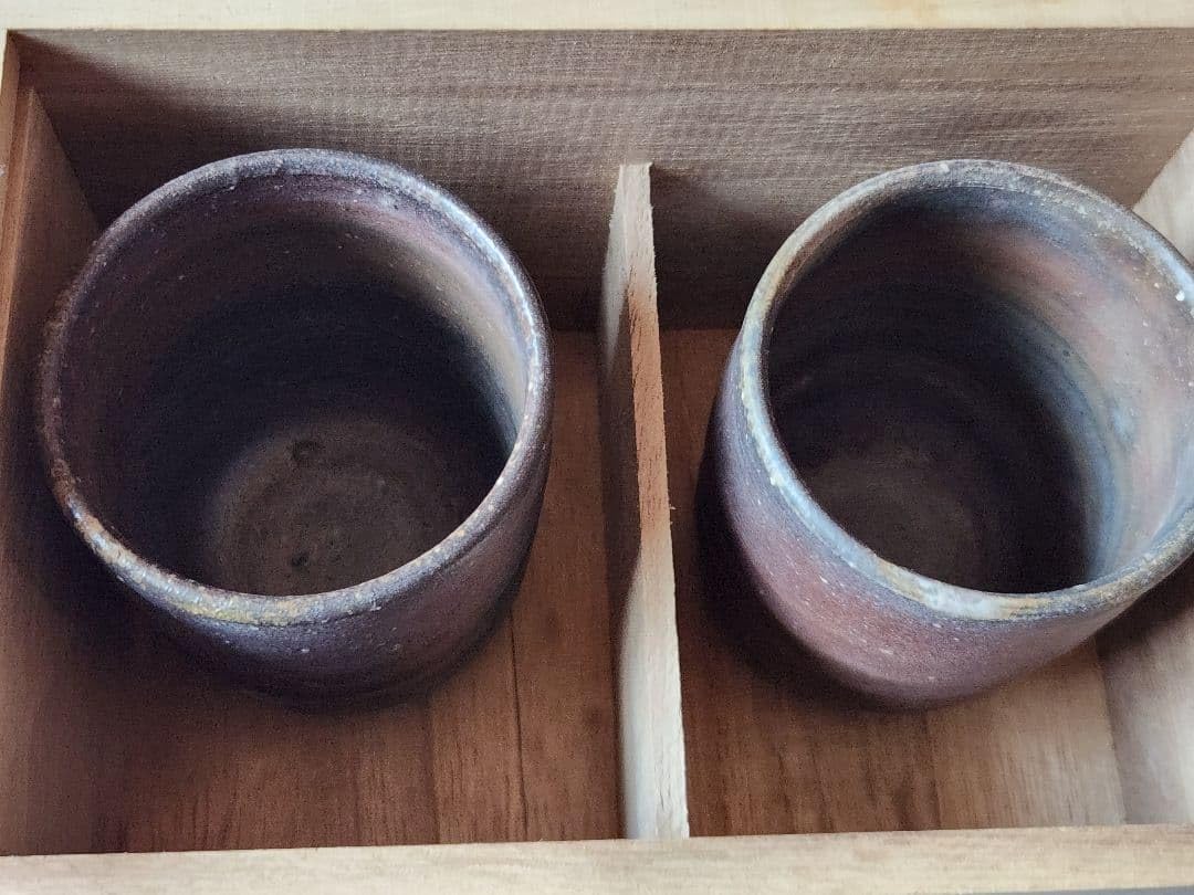 備前焼　七十七代金重窯　湯飲みセット Amazon | 備前焼 七十七代金重窯 湯飲みセット | ノーブランド品