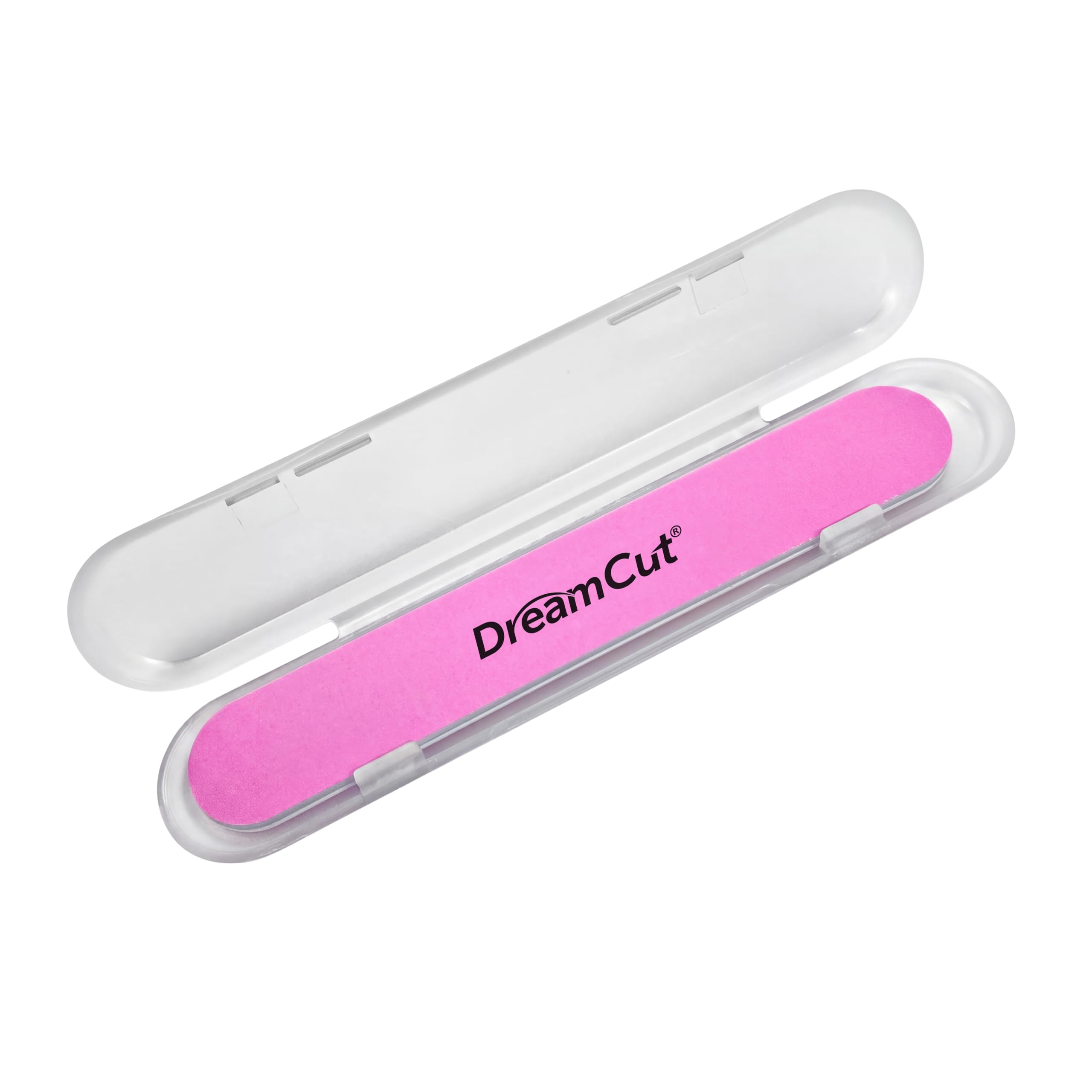 DreamCut Nail File Dual-Sided 240 Grit Nail Buffer with Protective Case