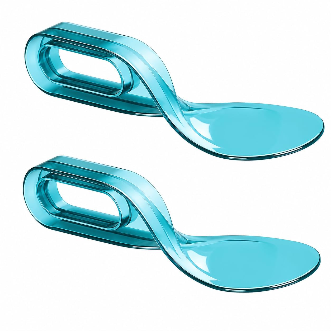 2 Pcs Mattress Lifter Stand & New Bed Sheet Tucker Tool Durable and Efficient/Ergonomic Handle/Relieves Back Pain/Easy Bed Making Tool Can Tuck Sheets/Holds Mattress Wedge Elevator - Blue | Ergonomic Handle, Relieves Back Pain, Unbreakable Plastic, 11 inch Length, Easy Bed Making-image-4