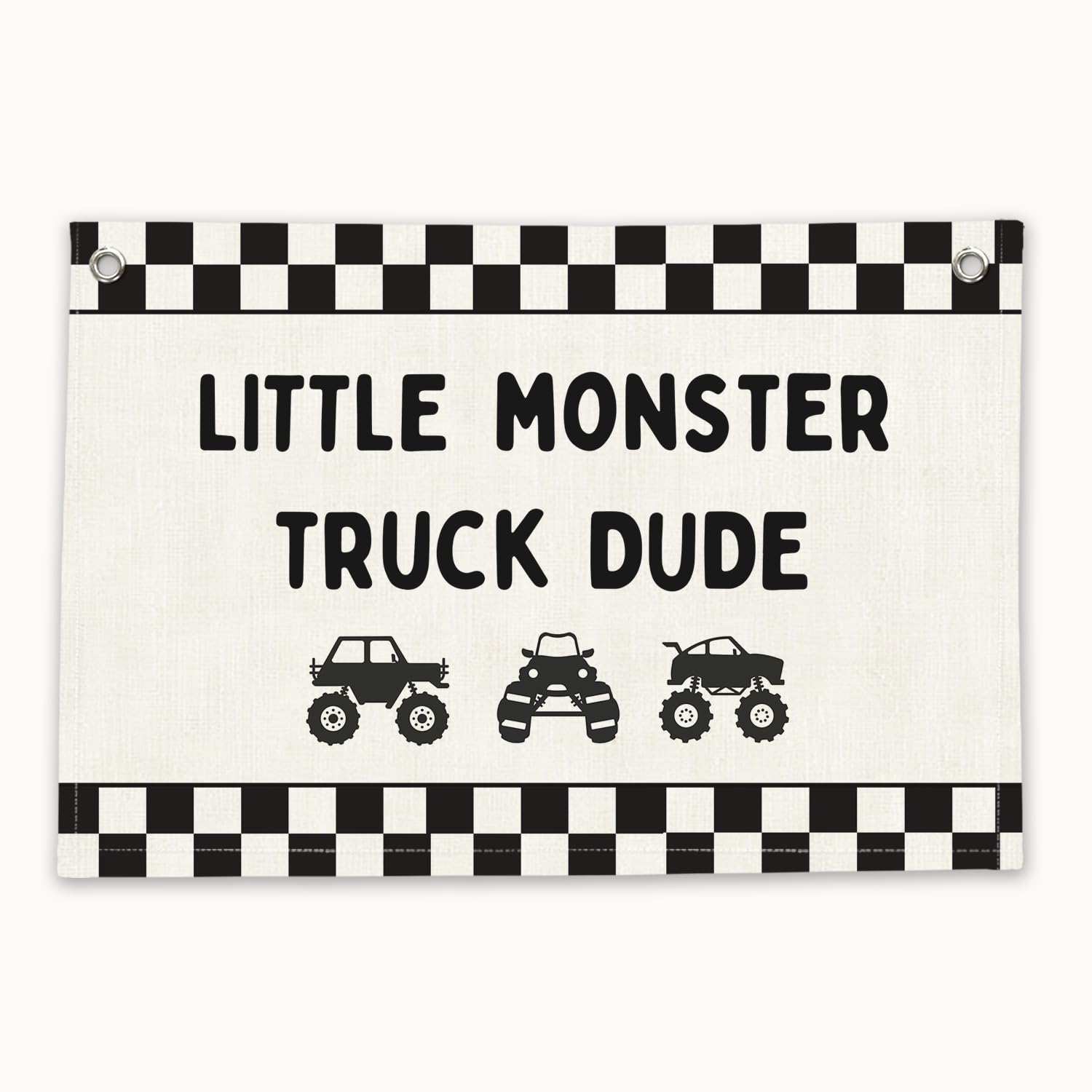 Photo 1 of RTXLEZM Little Monster Truck Dude Room Decor, Kids Room Decor