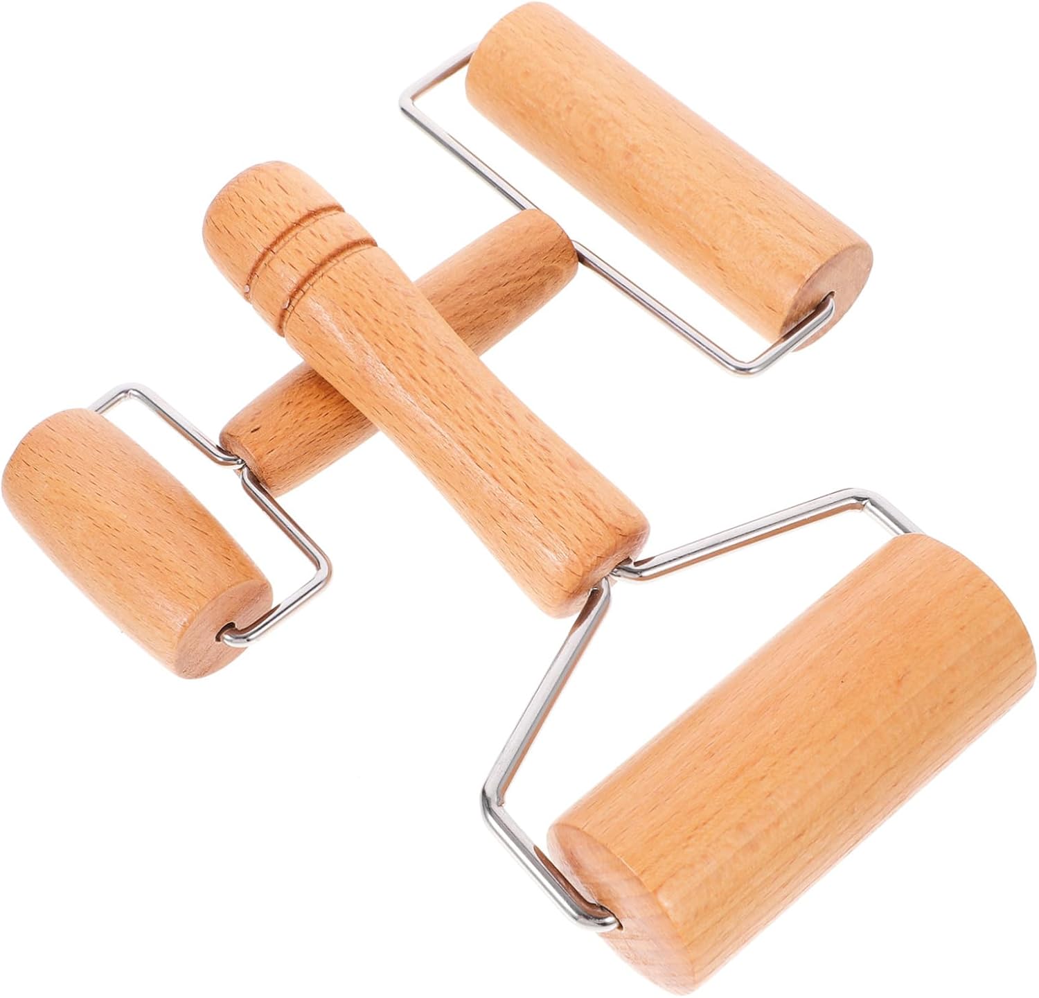 Large Stainless Steel Dumpling Maker, Dumpling Mold for Empanada, Dumpling2pcs Dumpling Skin Roller Pizza Oven Accessories Pizza Roller Fine Mesh Strainer Mats Pizza Steel Adjustable Rollers Mini Wood