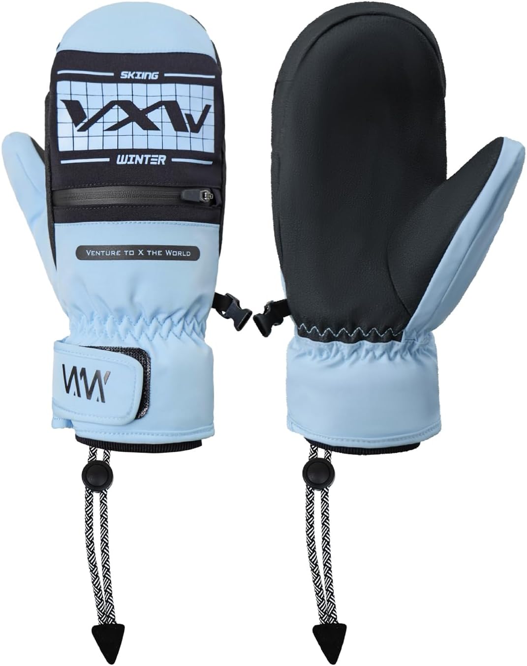 VXW Men Women Ski Gloves Windproof Winter Warm Thermal Snow Mittens Skiing Snowmobile Gloves