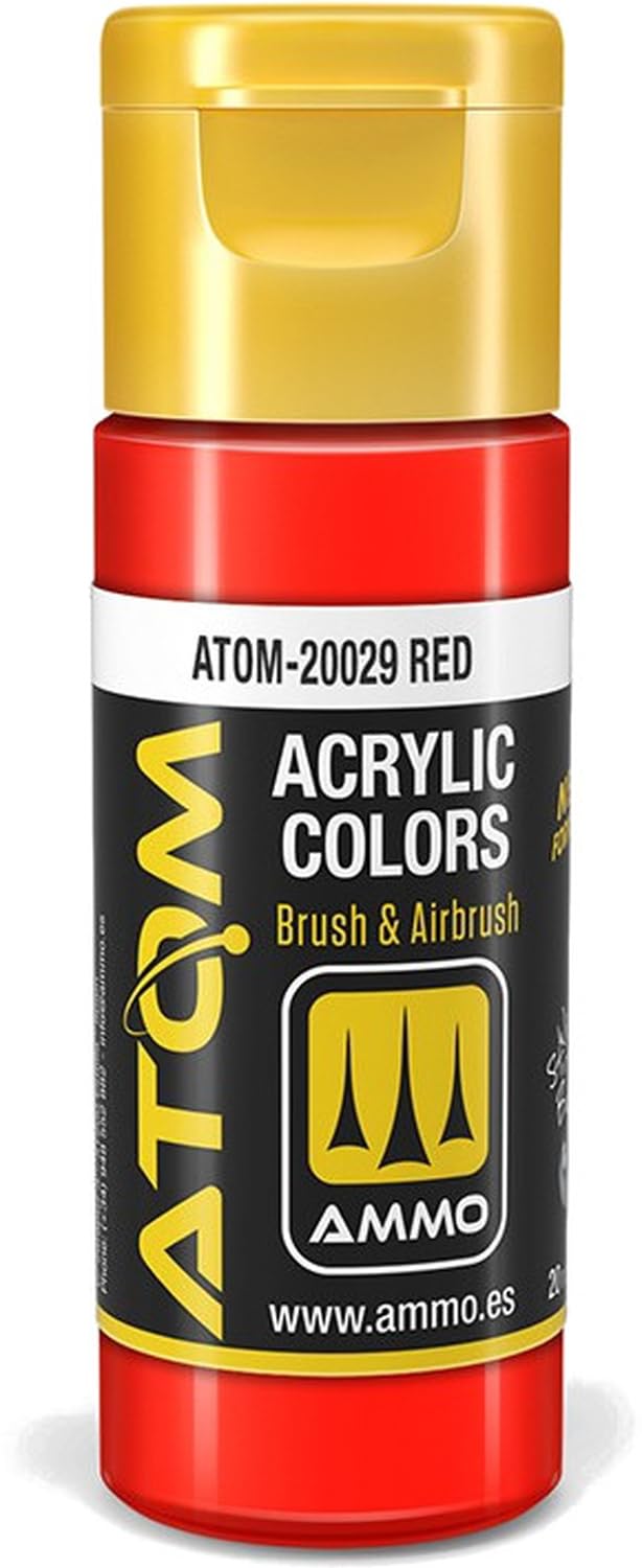 Mig Jimenez Red Acrylic Paint Ammo Of S.l Atom: 20Ml Bottle