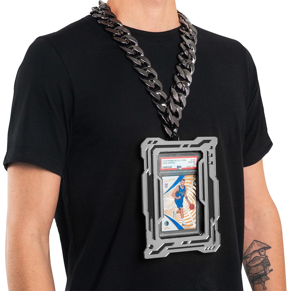 Amazon.com: Cadena de exhibición de tarjeta de prisma moderna plateada  compatible con losas de tamaño estándar (PSA, CGC, Beckett, TAG), acrílico  con protección UV (plateado) : Arte y Manualidades