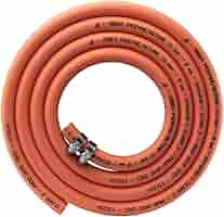 Red Flexible Propane Gas Hose , 8MM Gas Hose With High Tensile Oil Resistant