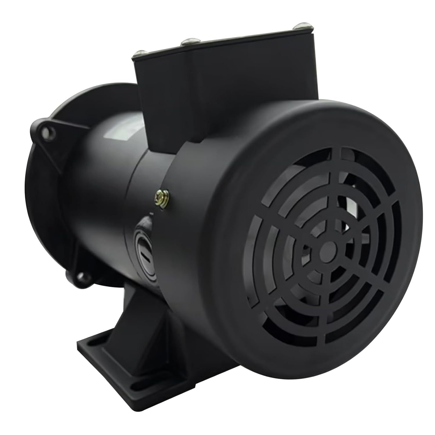YaeTek Permanent Magnet DC Motor 1/3 Hp 90V Electric DC Motor Rated Speed 1750RPM, 56C, TEFC with 2pcs Carbon Brushes