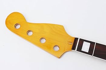 フレットレスベースネック　メープル　ローズウッド Amazon | Vetimobato メープルベース ギター ネック