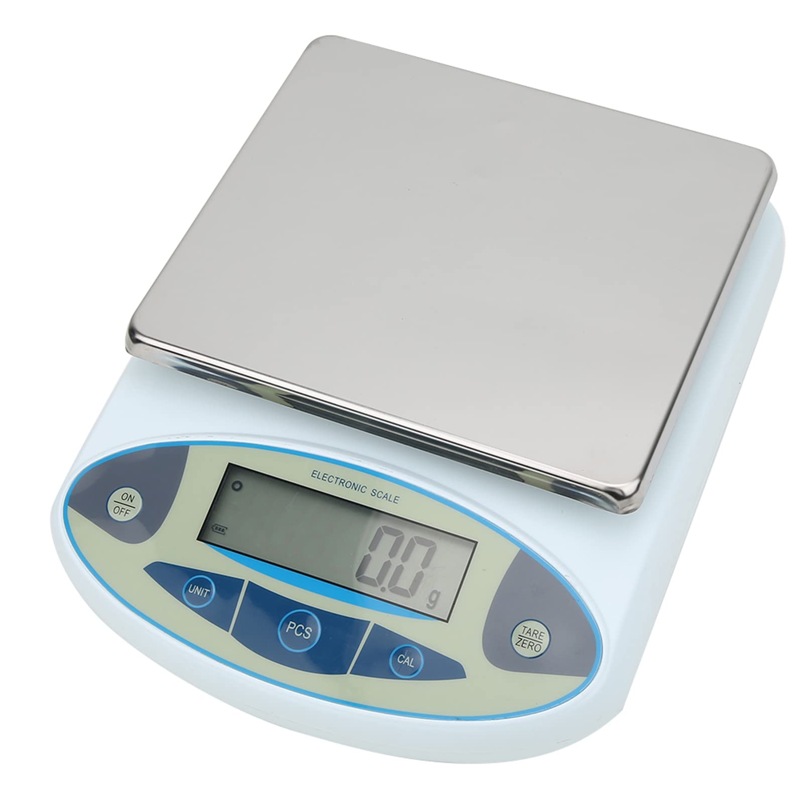Balanza de Laboratorio de Precisión, Balanza Electrónica Analítica 100-240 V Balanza Estadounidense 20 Kg 0,1 G Laboratorio Digital de Alta Precisión (Enchufe de la UE)