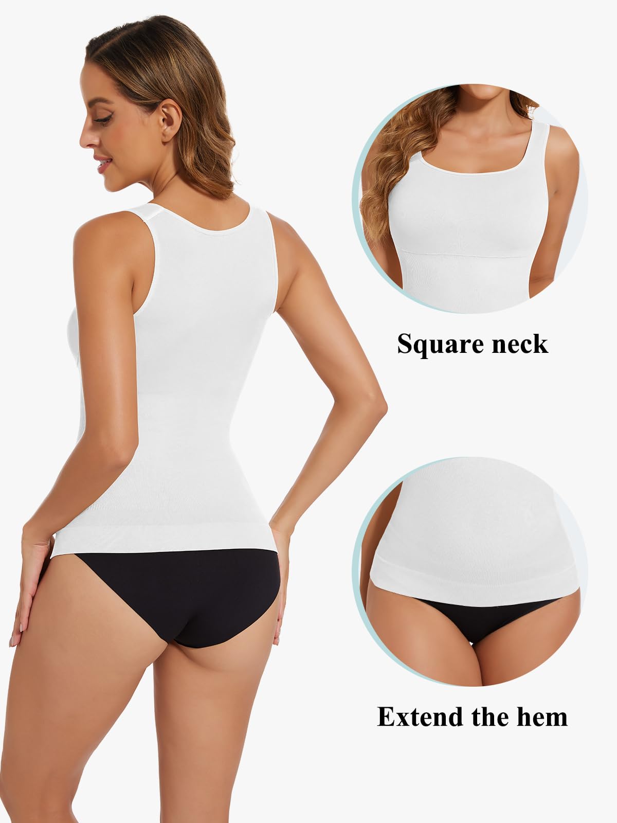 Joyshaper Figurformendes Unterhemd Damen Shapewear Bauchweg Body Shaper Bauchkontrolle Shaping Tanktop Shirt Camisole Formende Tops Für Damens
