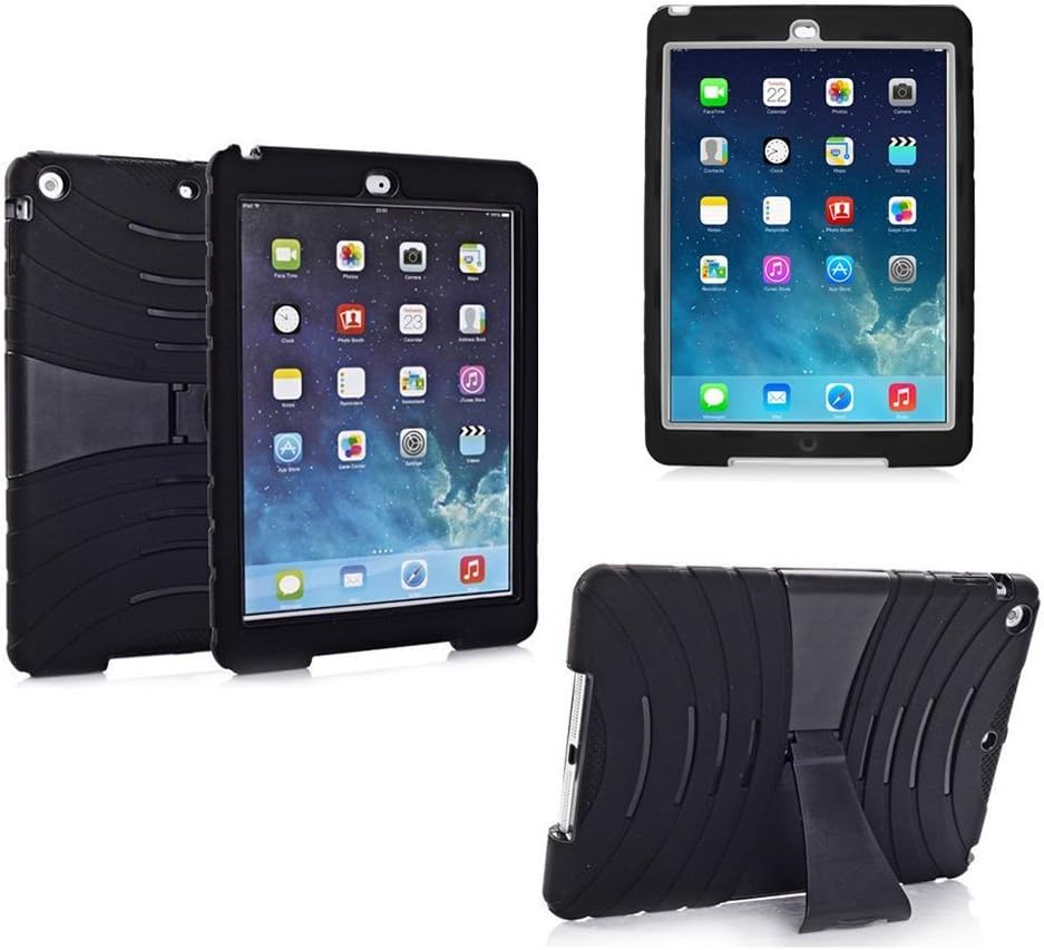 Bolkin Apple Ipad Mini / Mini2 Shockproof Case Cover (Black+black)