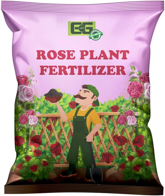 EG ELAMGREEN Organic Rose plant fertilizer, flower fertilizer for plant growth 1kg