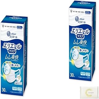 【セット品】 使い捨て不織布マスク ふつうサイズ 30枚入 2点セット 通気性と快適さを追求した日常用マスク 日常使い・まとめ買いに 家庭用
