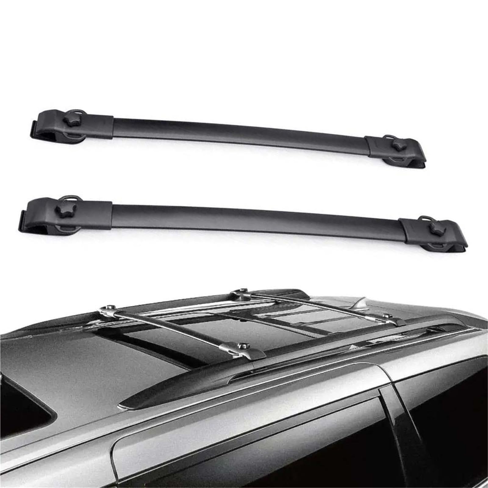 Barres de toit en aluminium pour Toyota Sienna pour fixer vos bagages