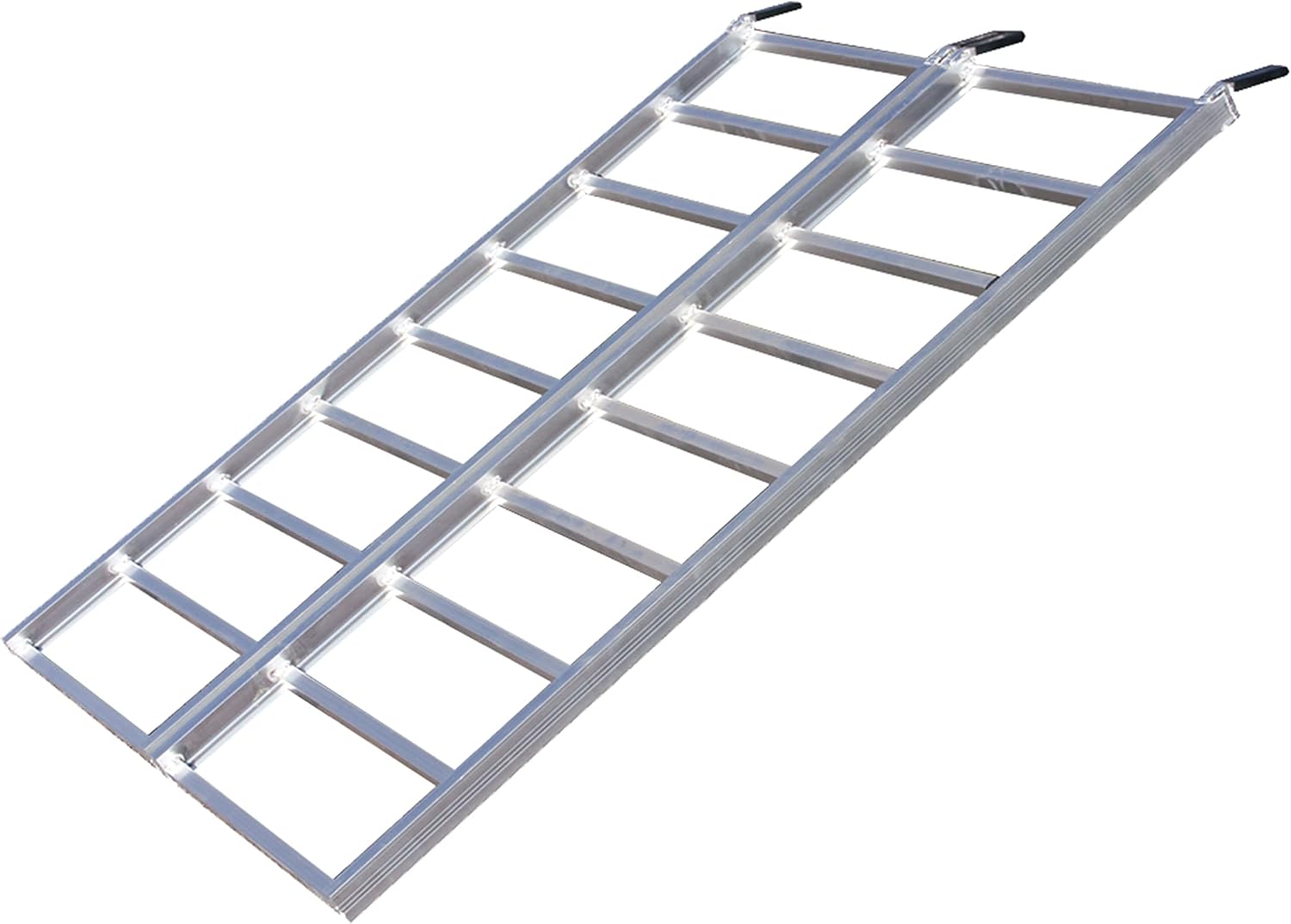 Yutrax 70-inch Bi-Fold Aluminum Truck, UTV/ATV Loading Ramp - 1250lb Capacity