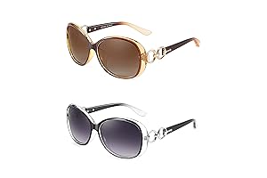 2 Pack Polarized Sunglasses for Women - fimilu