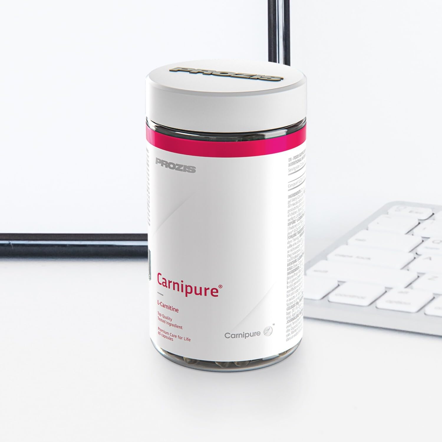 Prozis L-Carnitine 60 capsule - l carnitina compresse - Carnipure quality - bruciagrassi