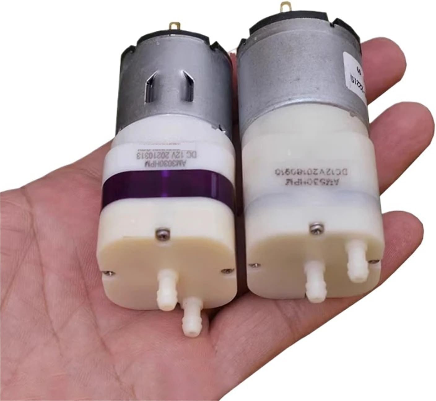 DC 12V Large Flow Mini RK-528 Motor Air Pump 32mm Diaphragm Air Oxygen Pressure Pump DIY Inflator Aquarium Fish Tank 1Pcs(Model A)